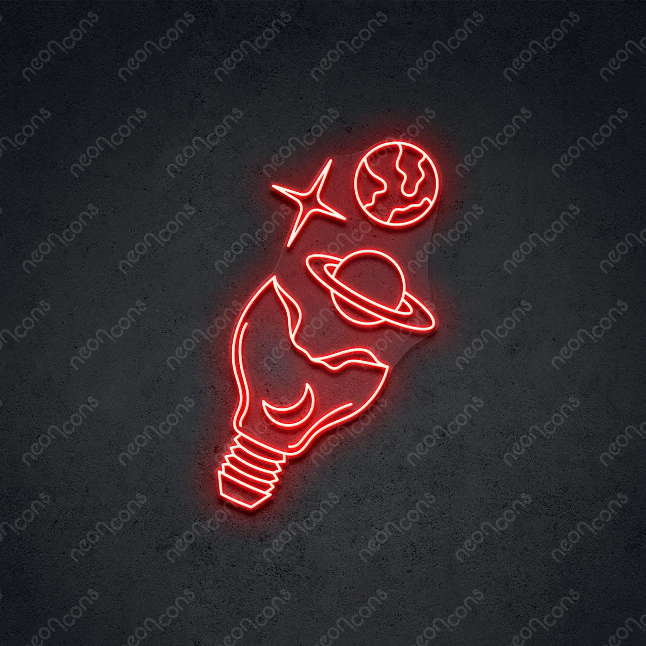 "Galactic Bulb" LED Neon