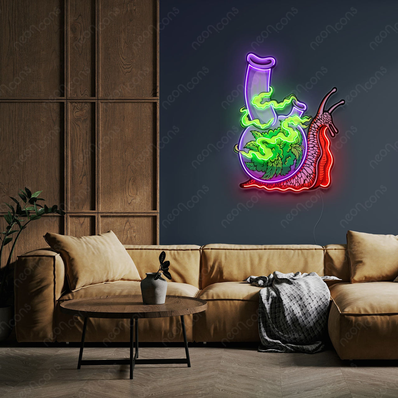 "Blaze Trail" Neon x Acrylic Artwork by Neon Icons