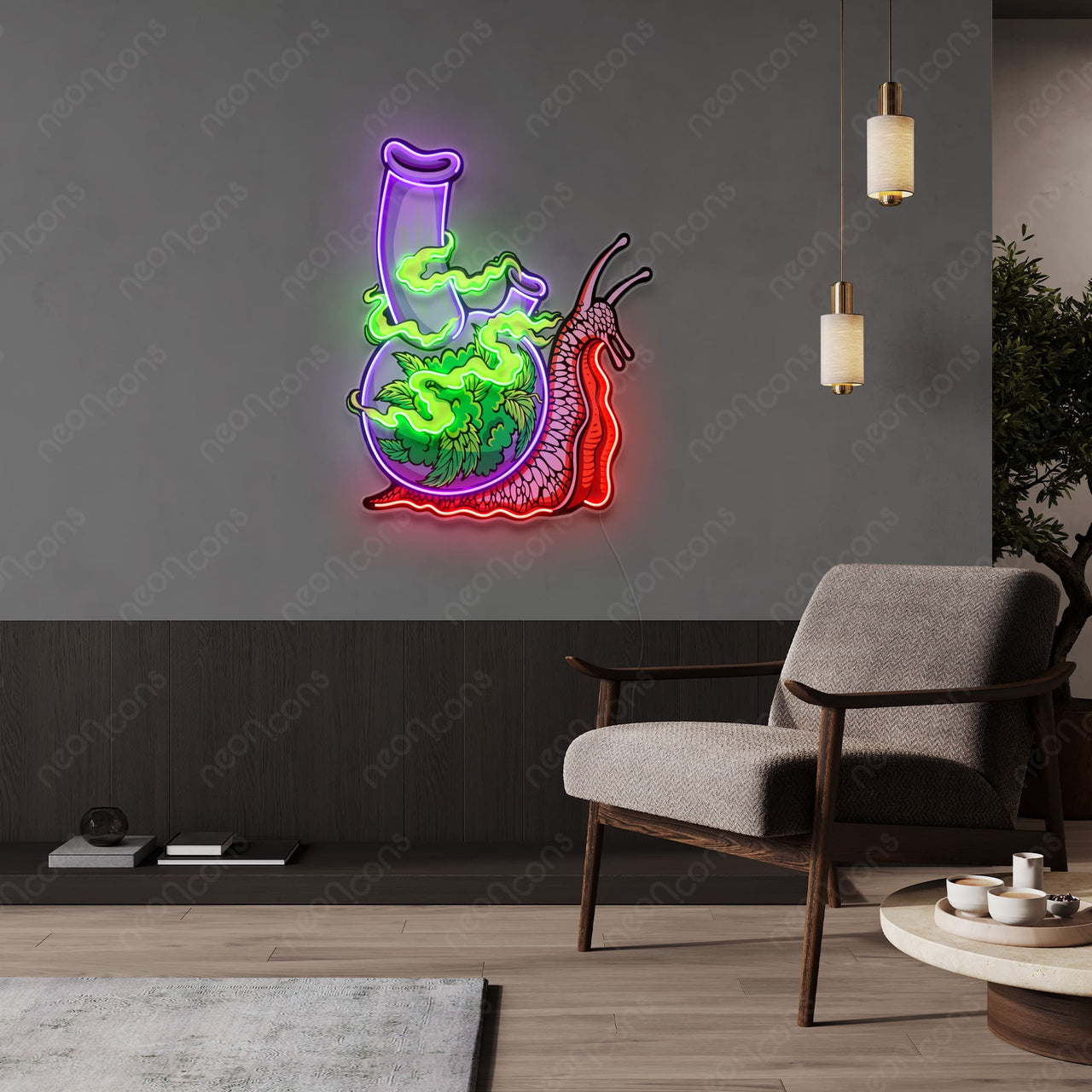 "Blaze Trail" Neon x Acrylic Artwork by Neon Icons