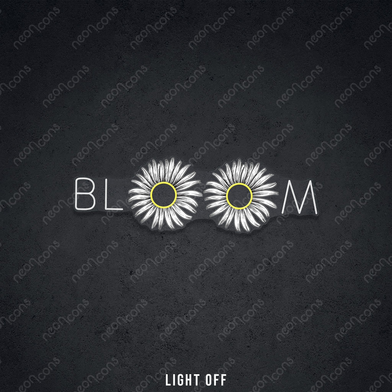 "Bloom" LED Neon x Acrylic Print by Neon Icons