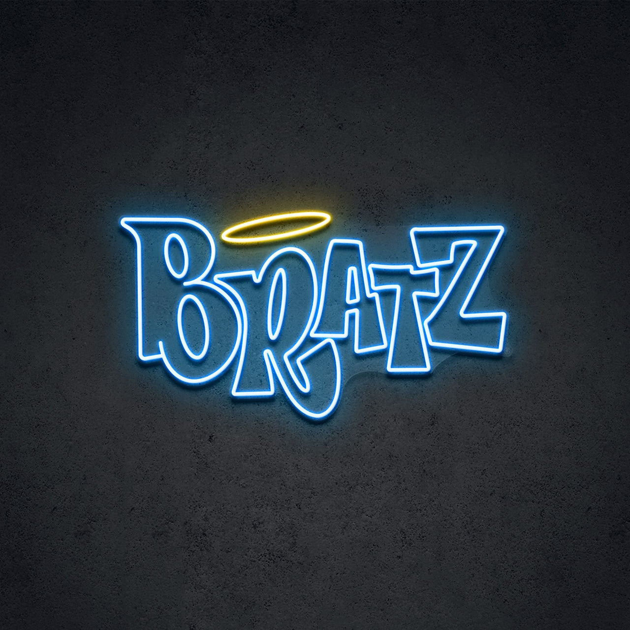 "Bratz Logo" LED Neon 60cm (2ft) / Ice Blue / LED Neon by Bratz