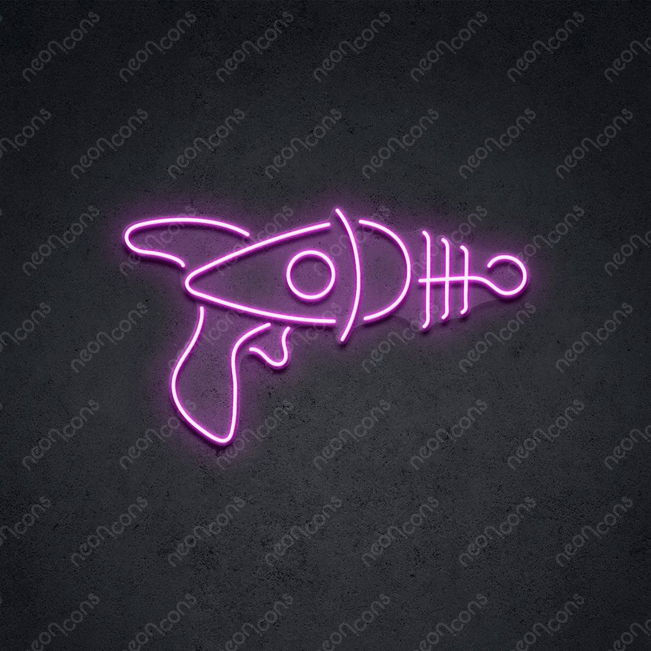 "Cosmic Blaster" Neon Sign by Neon Icons