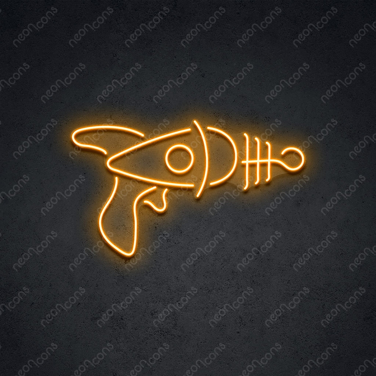"Cosmic Blaster" Neon Sign by Neon Icons