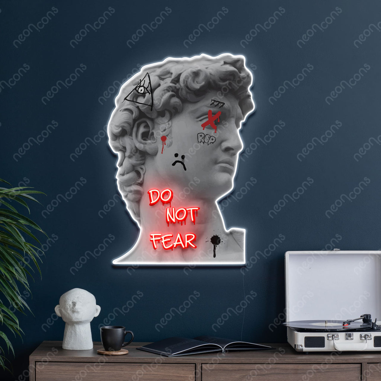 "Do Not Fear" LED Neon x Print by Neon Icons