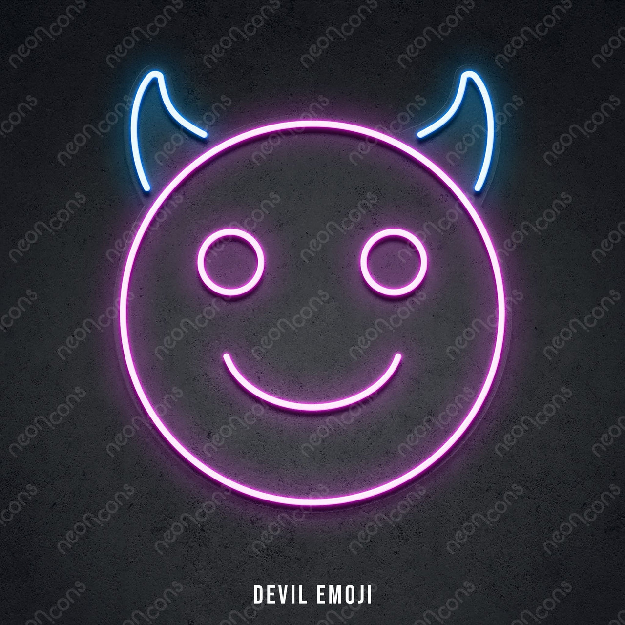 "Emoji Characters" LED Neon Devil / LED Neon by Neon Icons