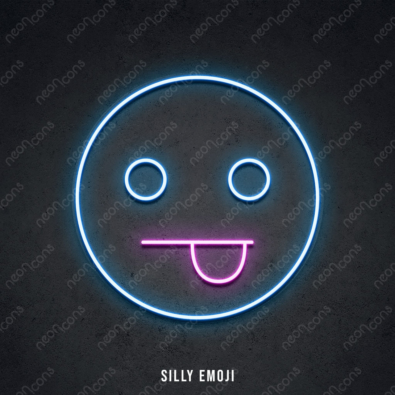 "Emoji Characters" LED Neon Silly / LED Neon by Neon Icons