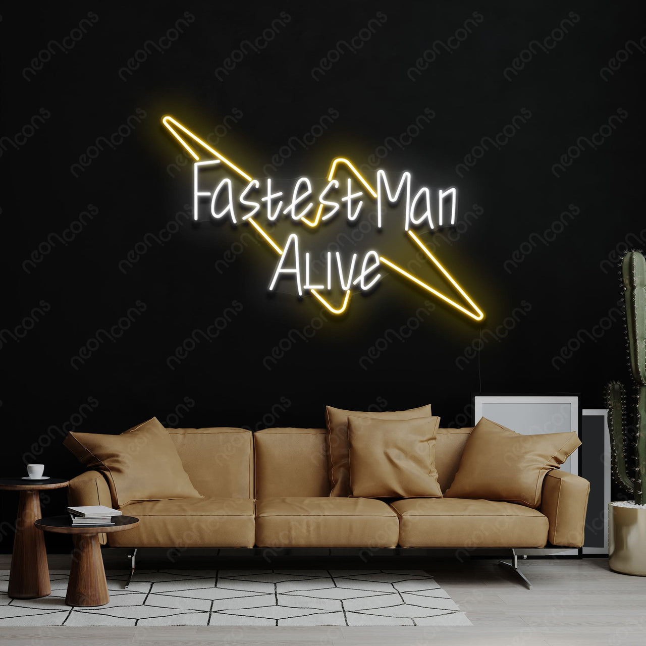 "Fastest Man Alive" Neon Sign by Neon Icons