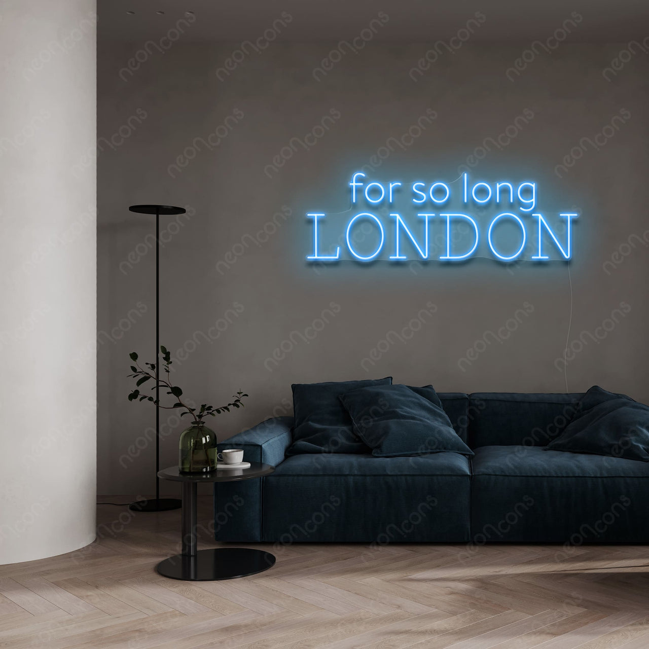 "For So Long London" Neon Sign by Neon Icons