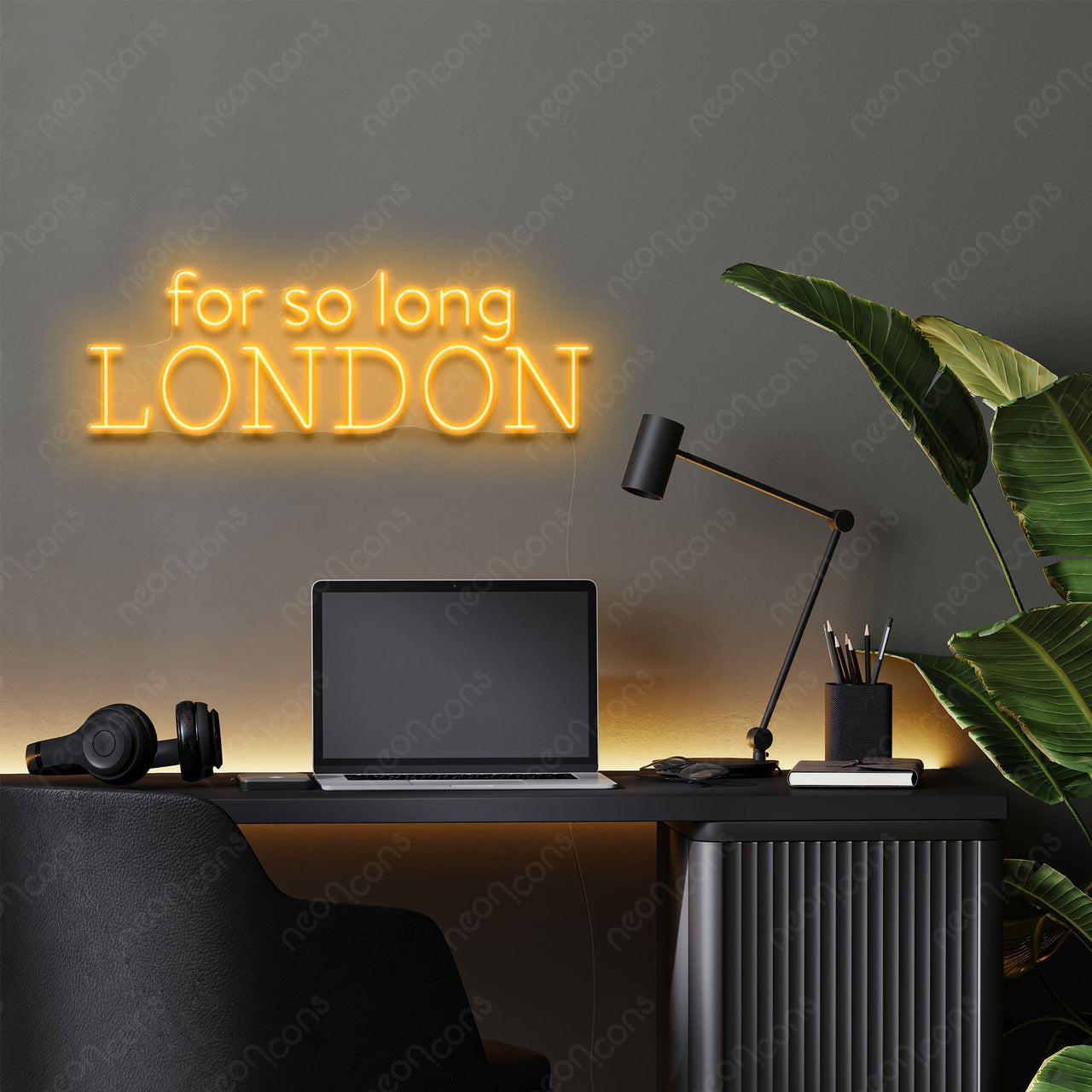 "For So Long London " Neon Sign by Neon Icons
