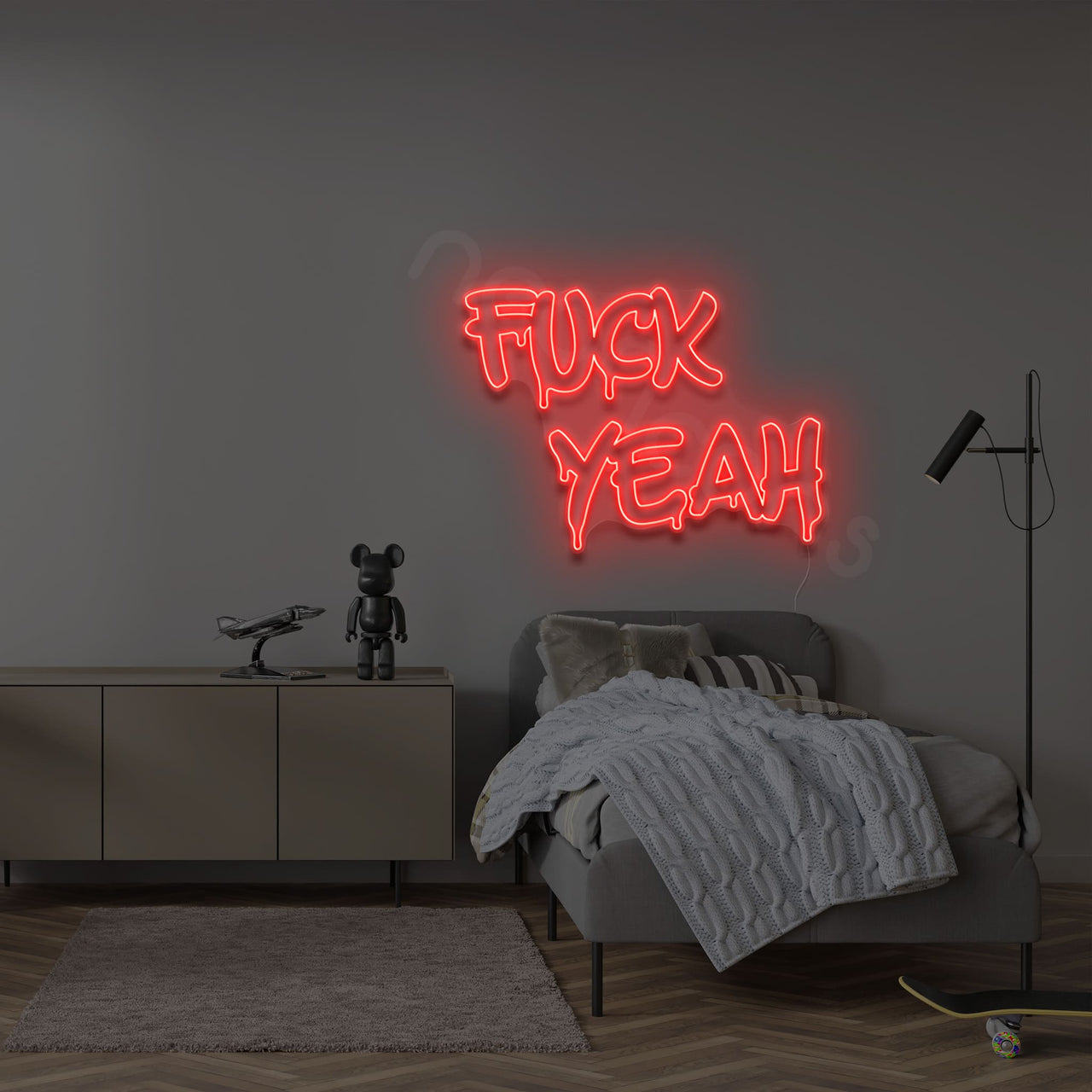 "Fuck Yeah" Neon Sign by Neon Icons