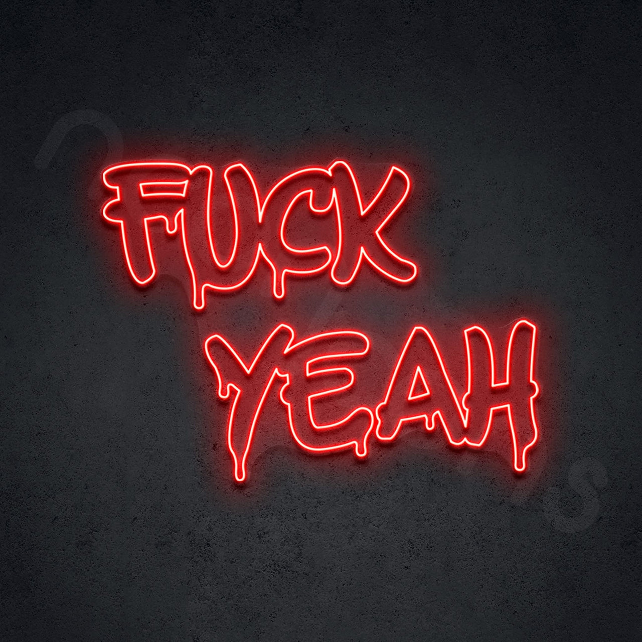 "Fuck Yeah" Neon Sign by Neon Icons