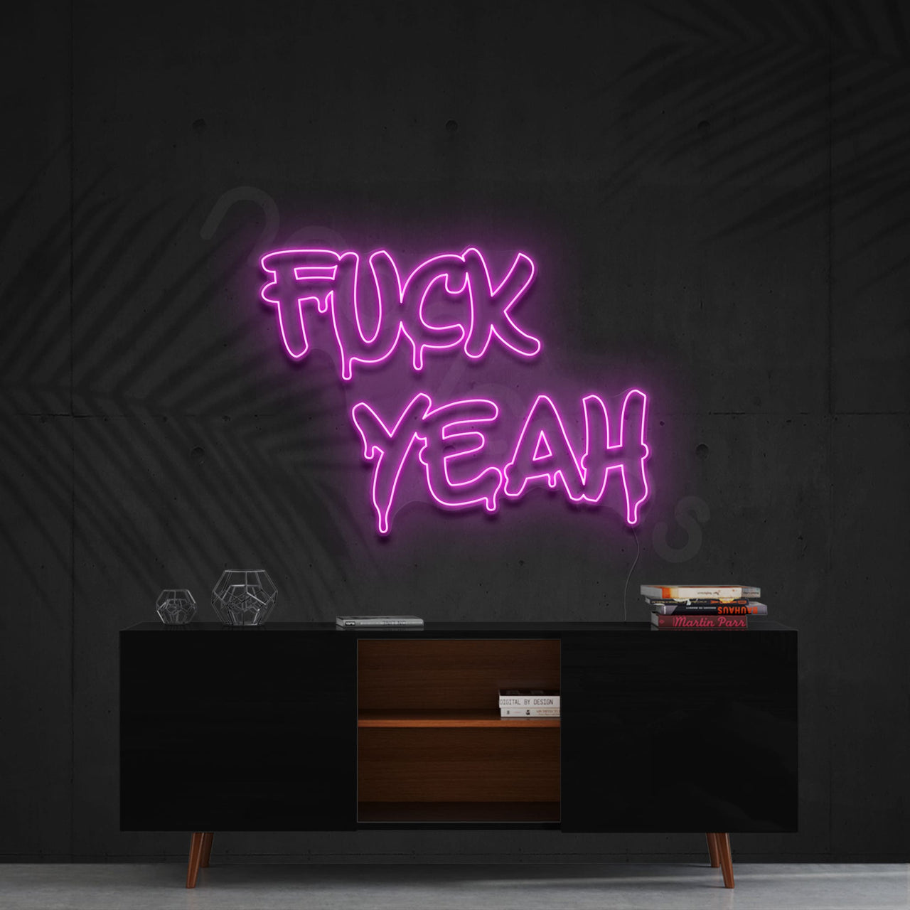 "Fuck Yeah" Neon Sign 60cm (2ft) / Pink / LED by Neon Icons