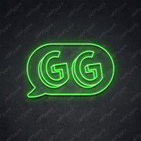 Thumbnail for 'GG In The Chat' Neon Sign 45cm (1.5ft) / Green / LED by Neon Icons