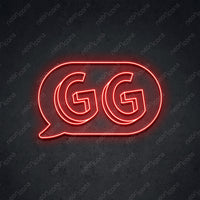 Thumbnail for 'GG In The Chat' Neon Sign 45cm (1.5ft) / Red / LED by Neon Icons
