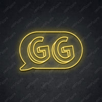 Thumbnail for 'GG In The Chat' Neon Sign 45cm (1.5ft) / Yellow / LED by Neon Icons