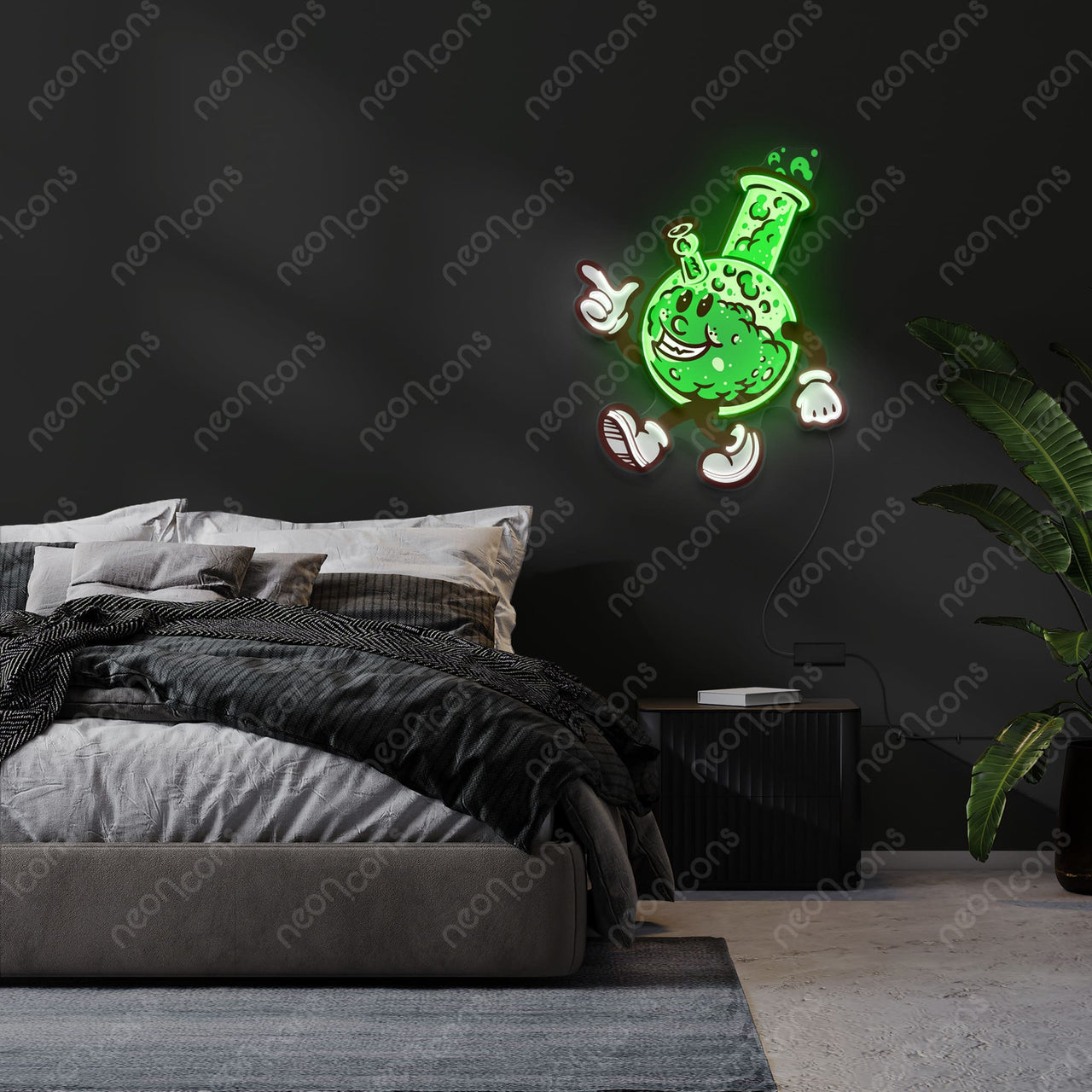 "Giddy High" LED Neon x Print by Neon Icons