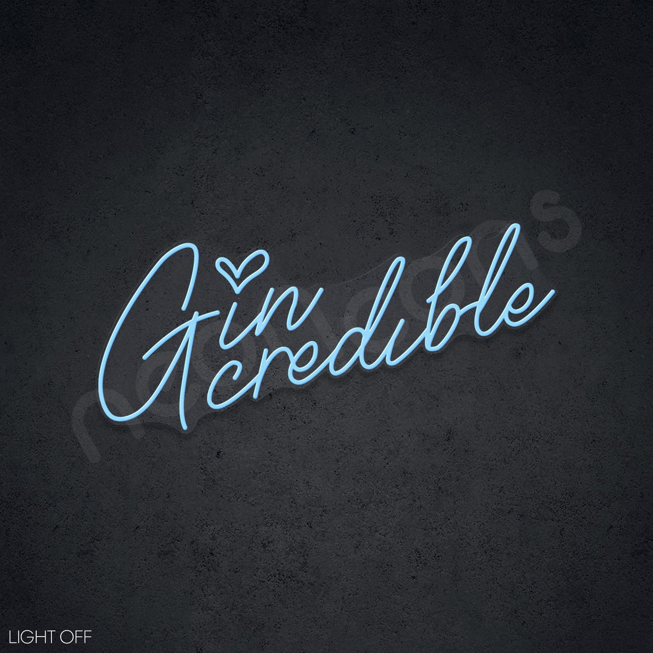 "Gincredible" Neon Sign by Neon Icons