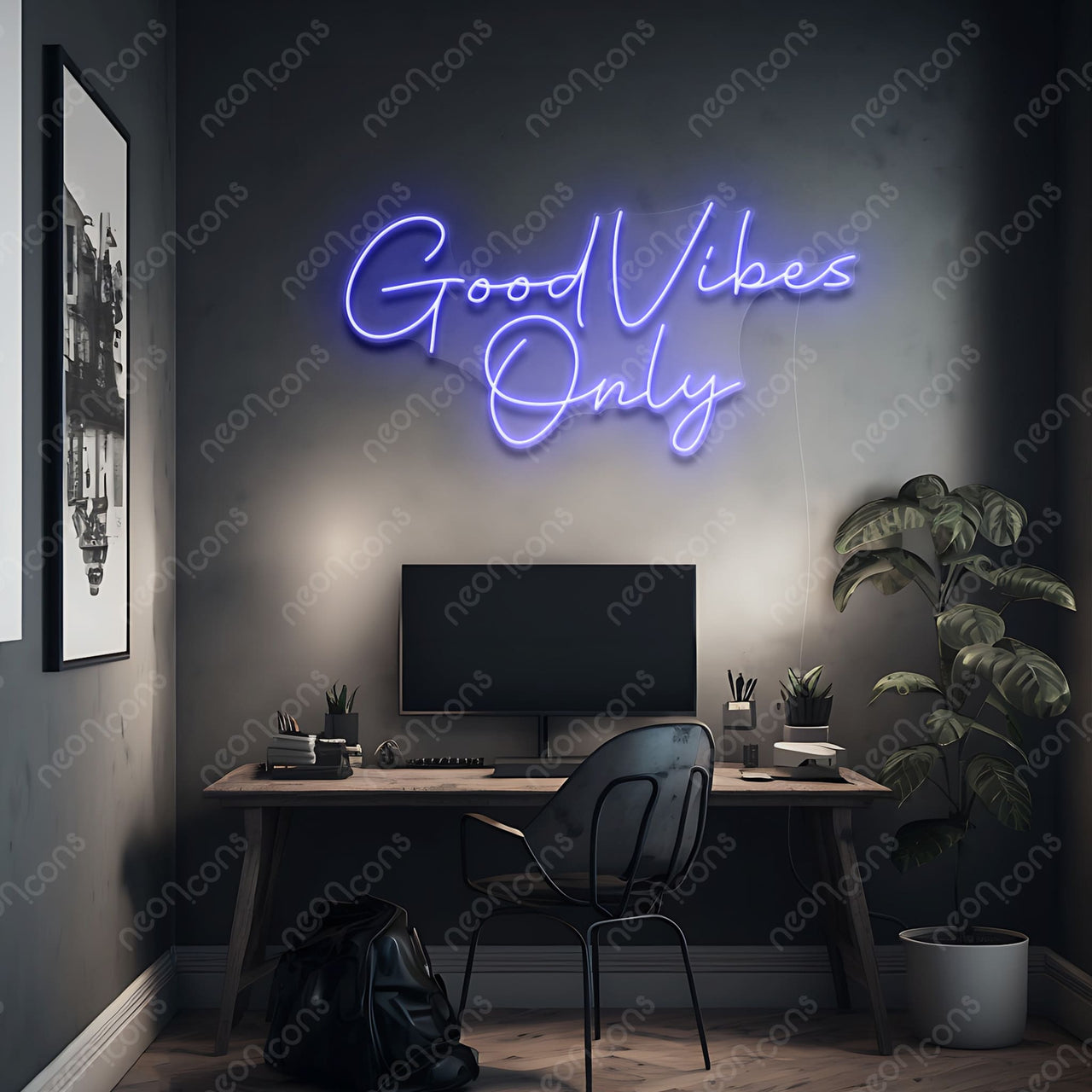 "Good Vibes Only" LED Neon Sign by Neon Icons