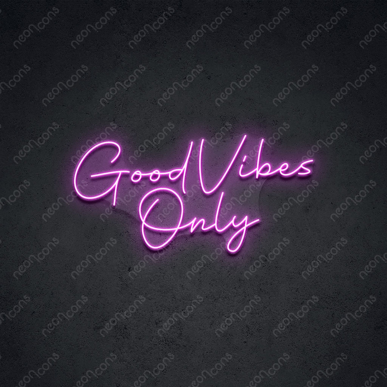 "Good Vibes Only" LED Neon Sign by Neon Icons