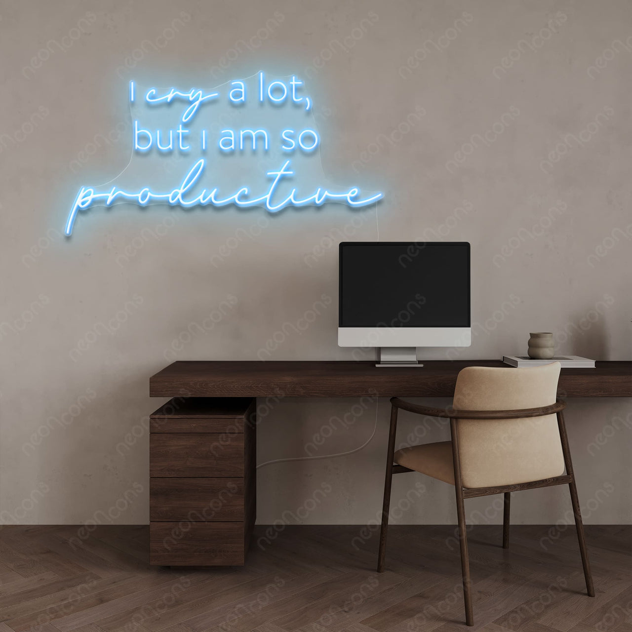 "I Am So Productive" Neon Sign by Neon Icons