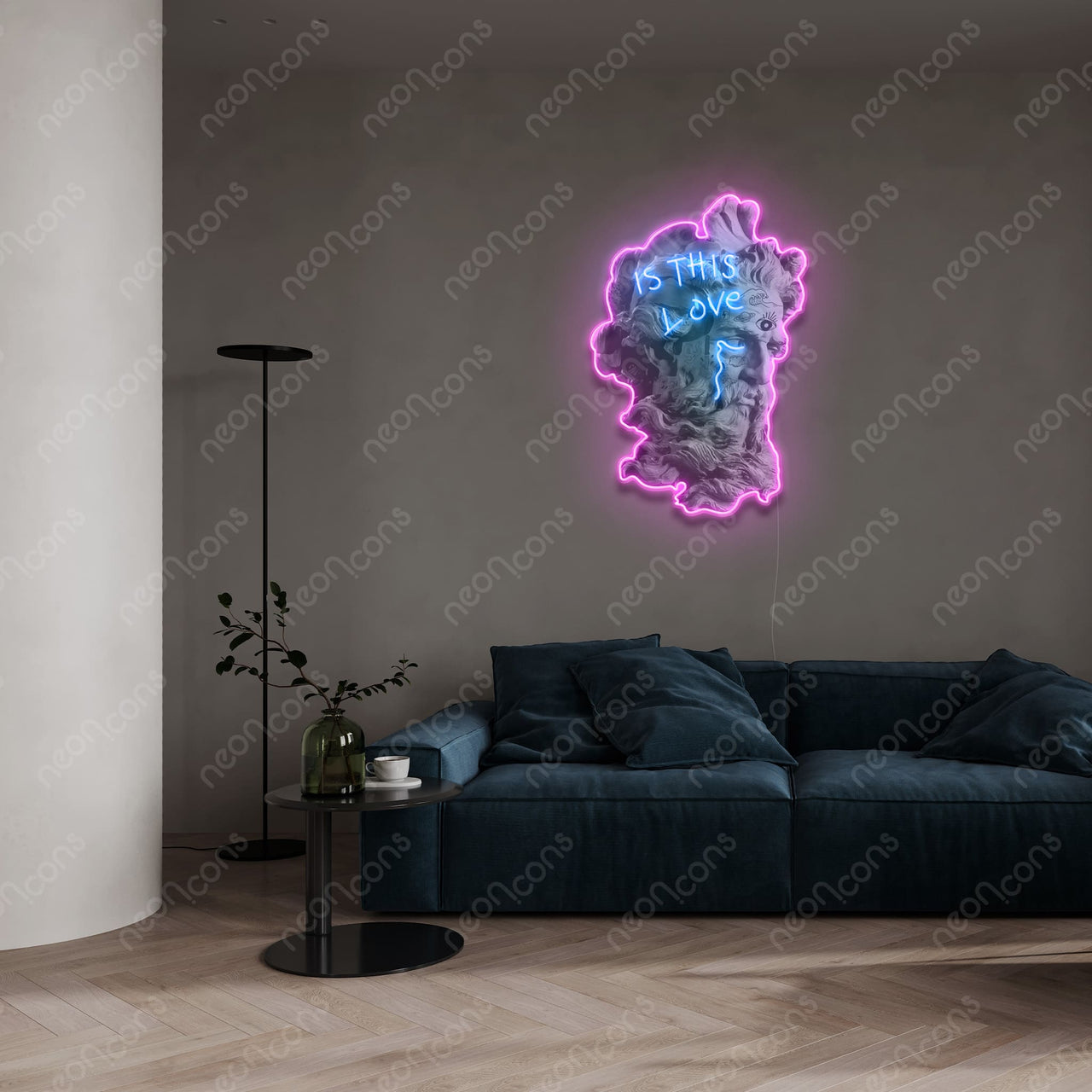 "Is This Love" LED Neon x Print by Neon Icons