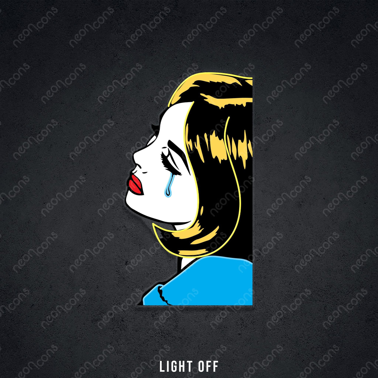 "Life is Tragic" LED Neon x Print by Neon Icons