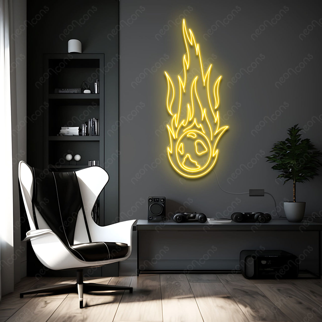 "Meteoroid" LED Neon by Neon Icons