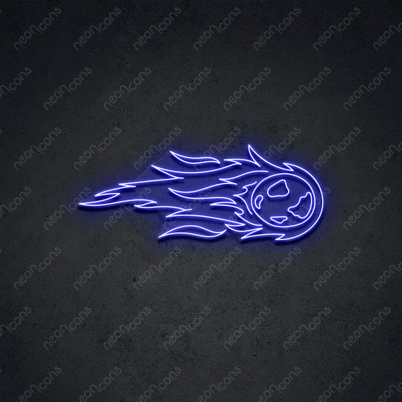 "Meteoroid" LED Neon 60cm (2ft) / Blue / LED Neon by Neon Icons