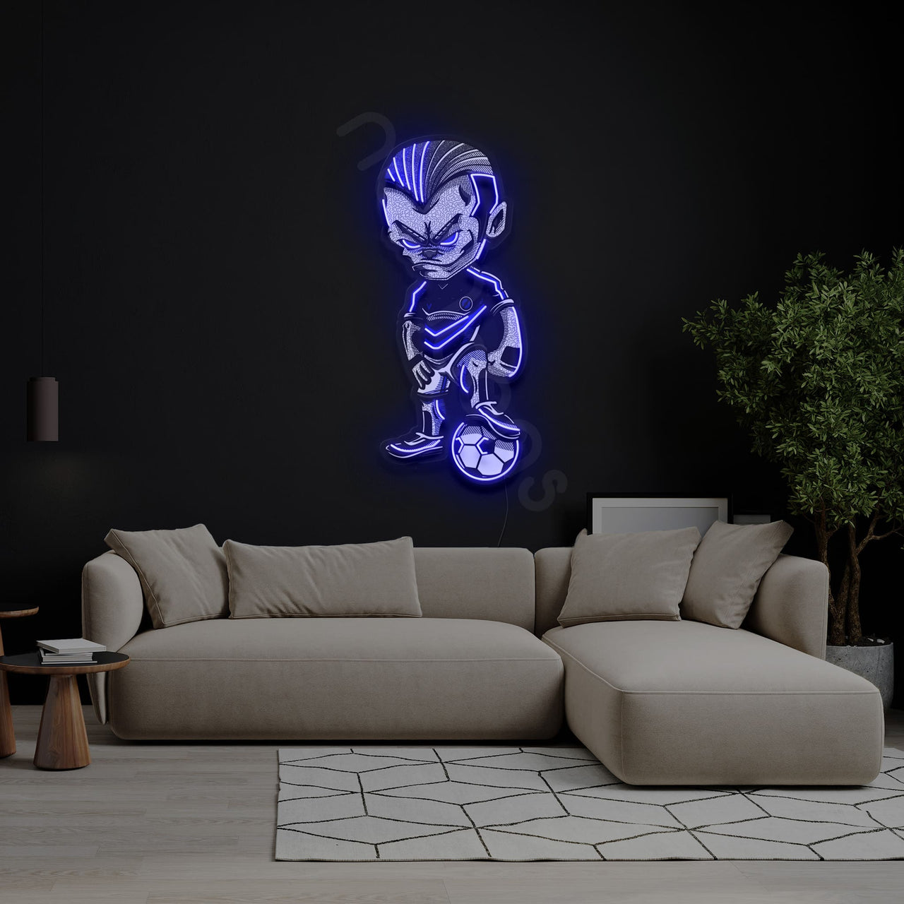 "Penalty Shootout" LED Neon x Acrylic Artwork by Neon Icons
