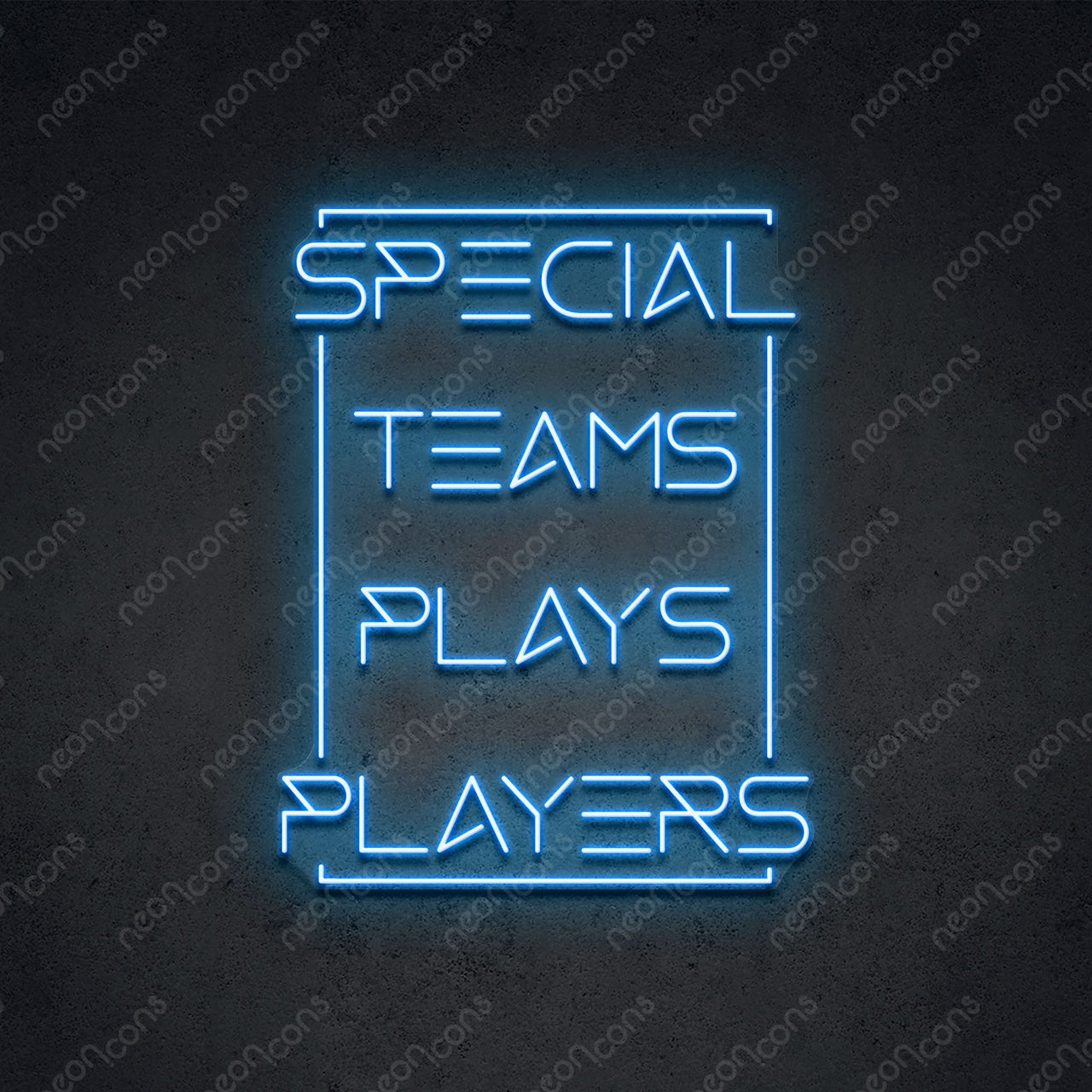 "Special All Rounder" LED Neon 45cm (1.5ft) / Ice Blue / LED Neon by Neon Icons