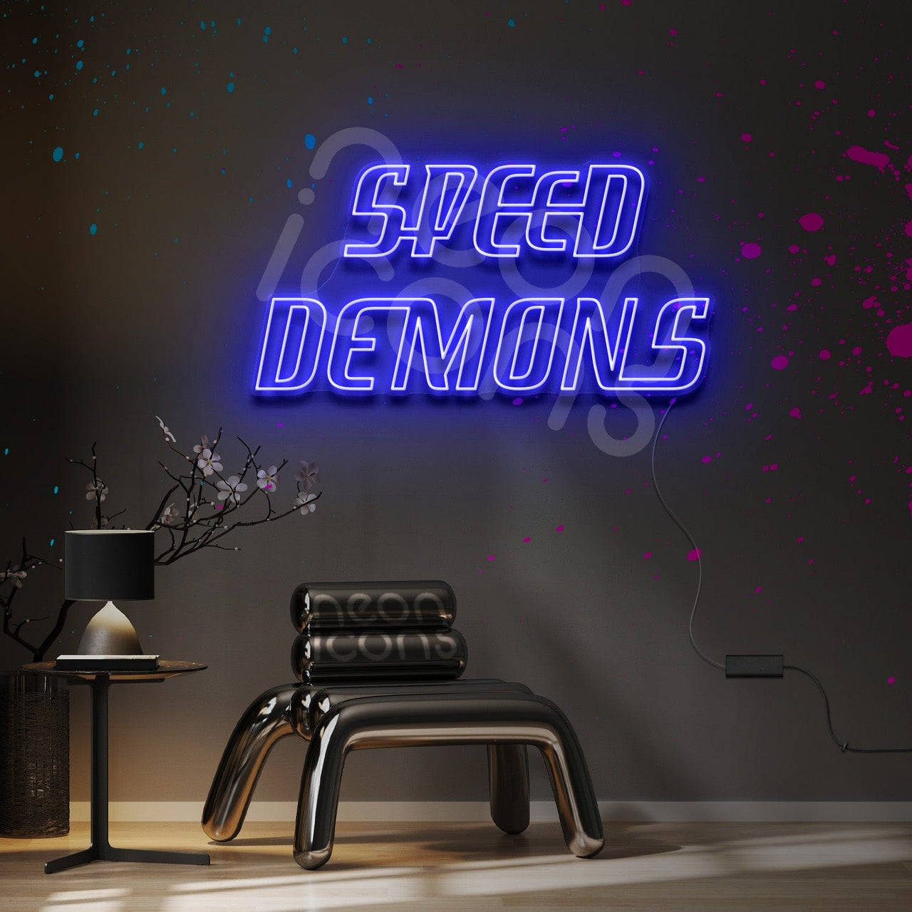 "Speed Demons" Neon Sign by Neon Icons