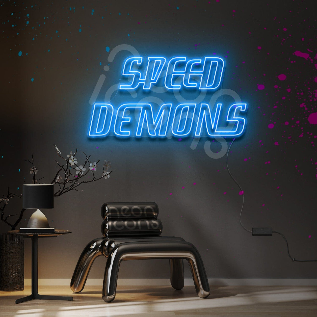 "Speed Demons" Neon Sign by Neon Icons