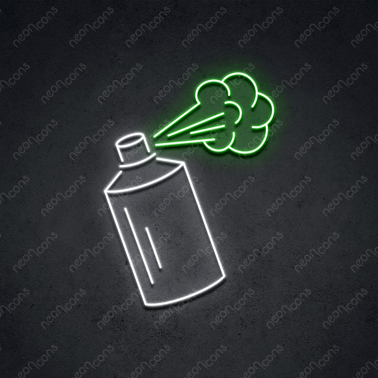 "Spray Can" LED Neon 45cm (1.5ft) / Green / LED Neon by Neon Icons