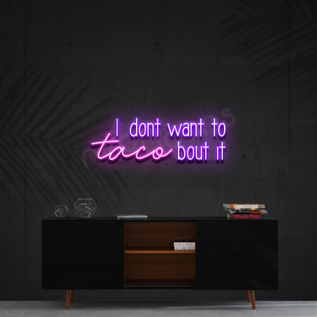 "Taco Bout It" Neon Sign by Neon Icons