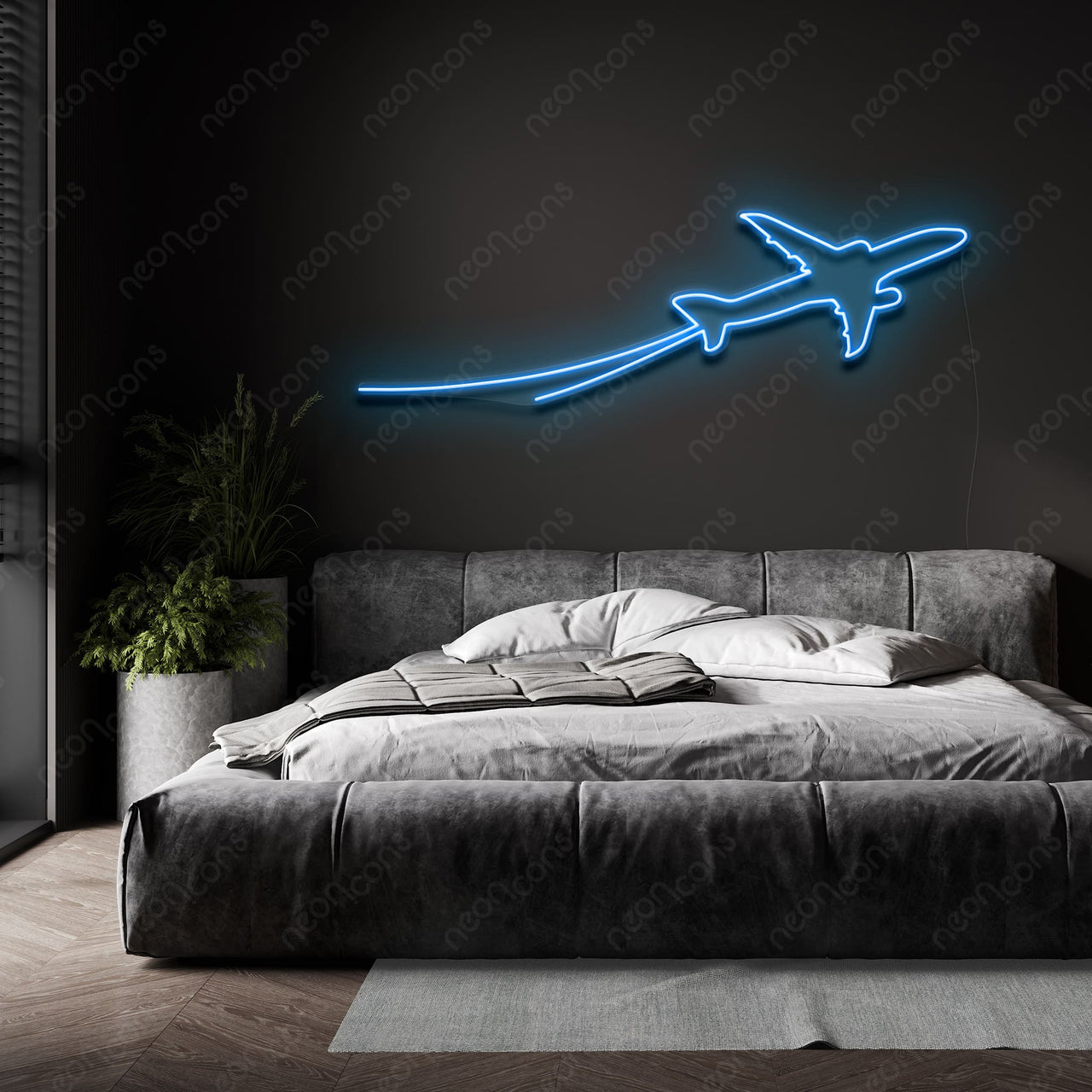 "Take Off" LED Neon by Neon Icons