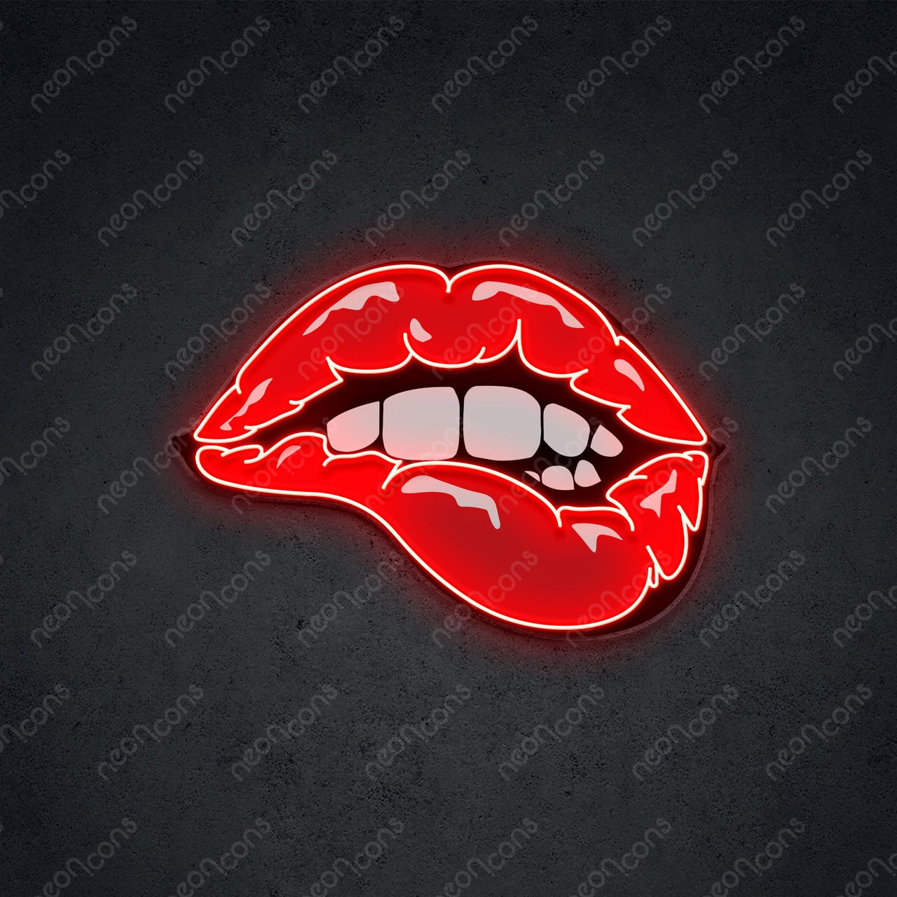 "Taste of Your Lips" LED Neon x Acrylic Artwork by Neon Icons