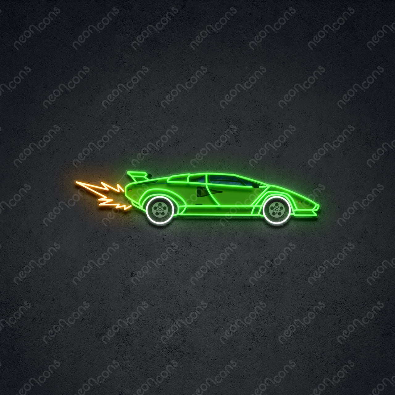 "The Bull" LED Neon x Print 90cm (3ft) / Green / LED Neon x Print by Neon Icons