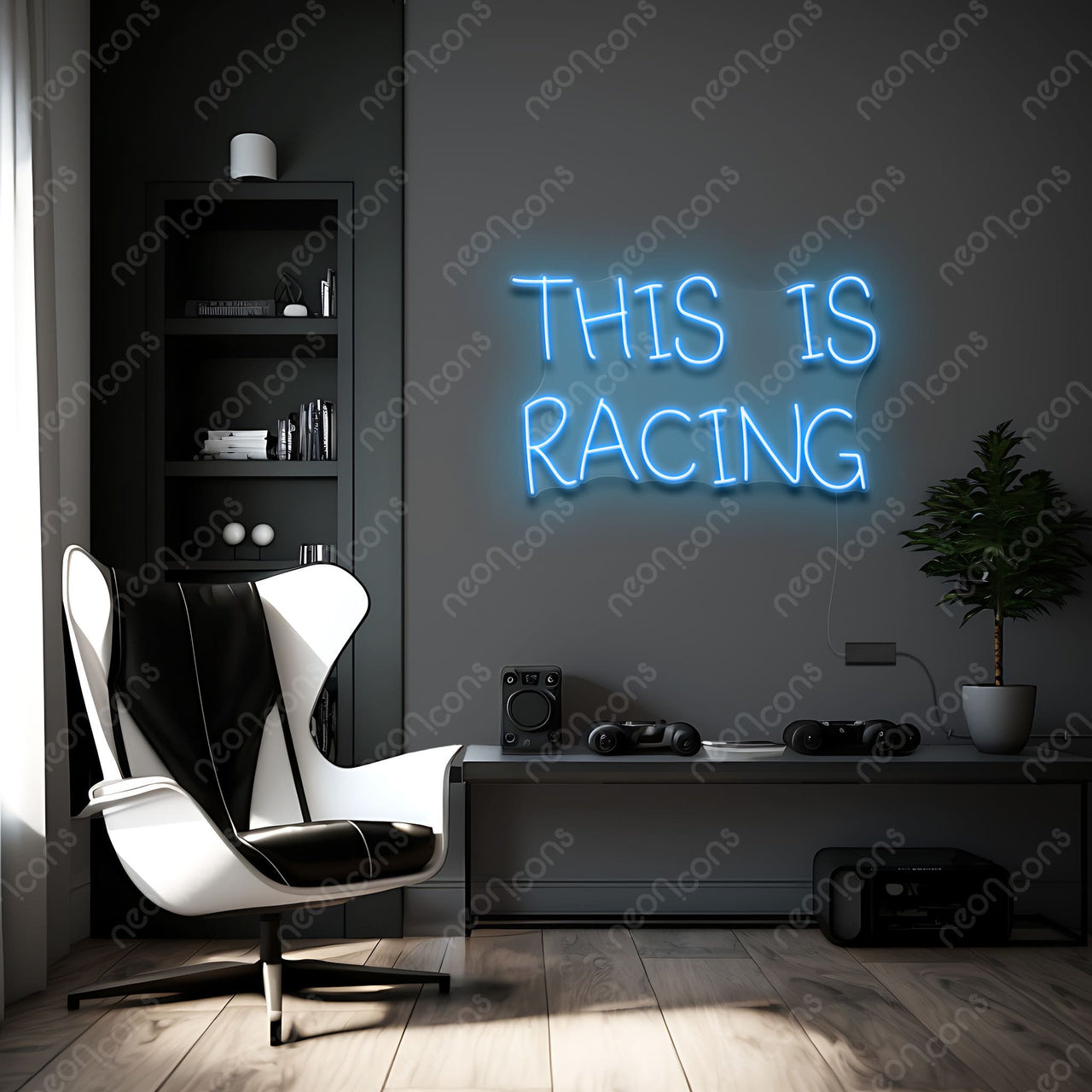 "This is Racing" LED Neon by Neon Icons