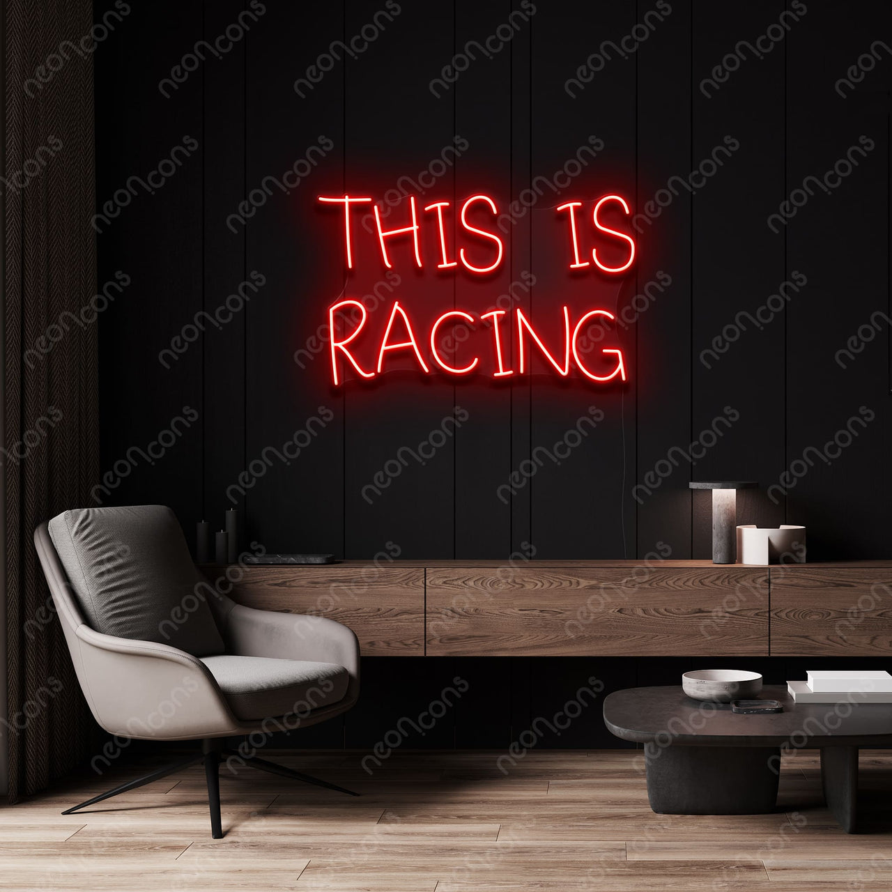 "This is Racing" LED Neon by Neon Icons