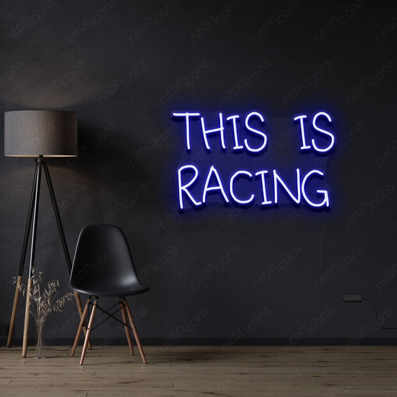 "This is Racing" Neon Sign by Neon Icons