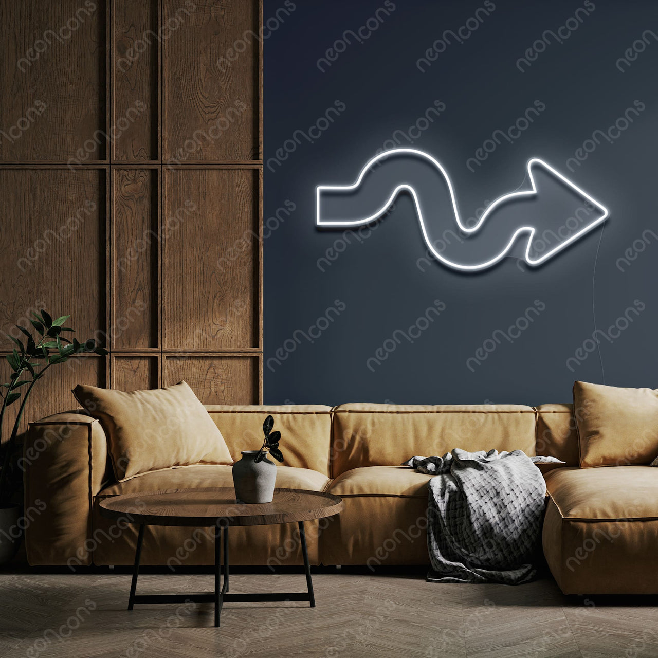 "Windy Road Ahead" LED Neon by Neon Icons