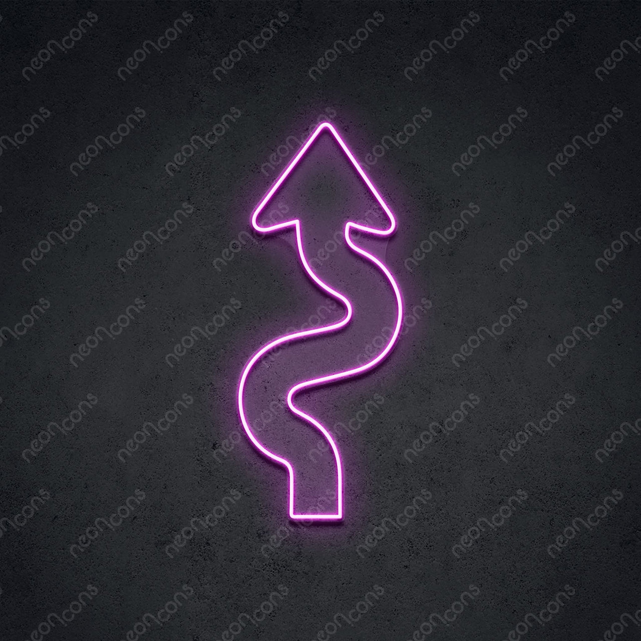 "Windy Road Ahead" LED Neon 60cm (2ft) / Pink / LED Neon by Neon Icons