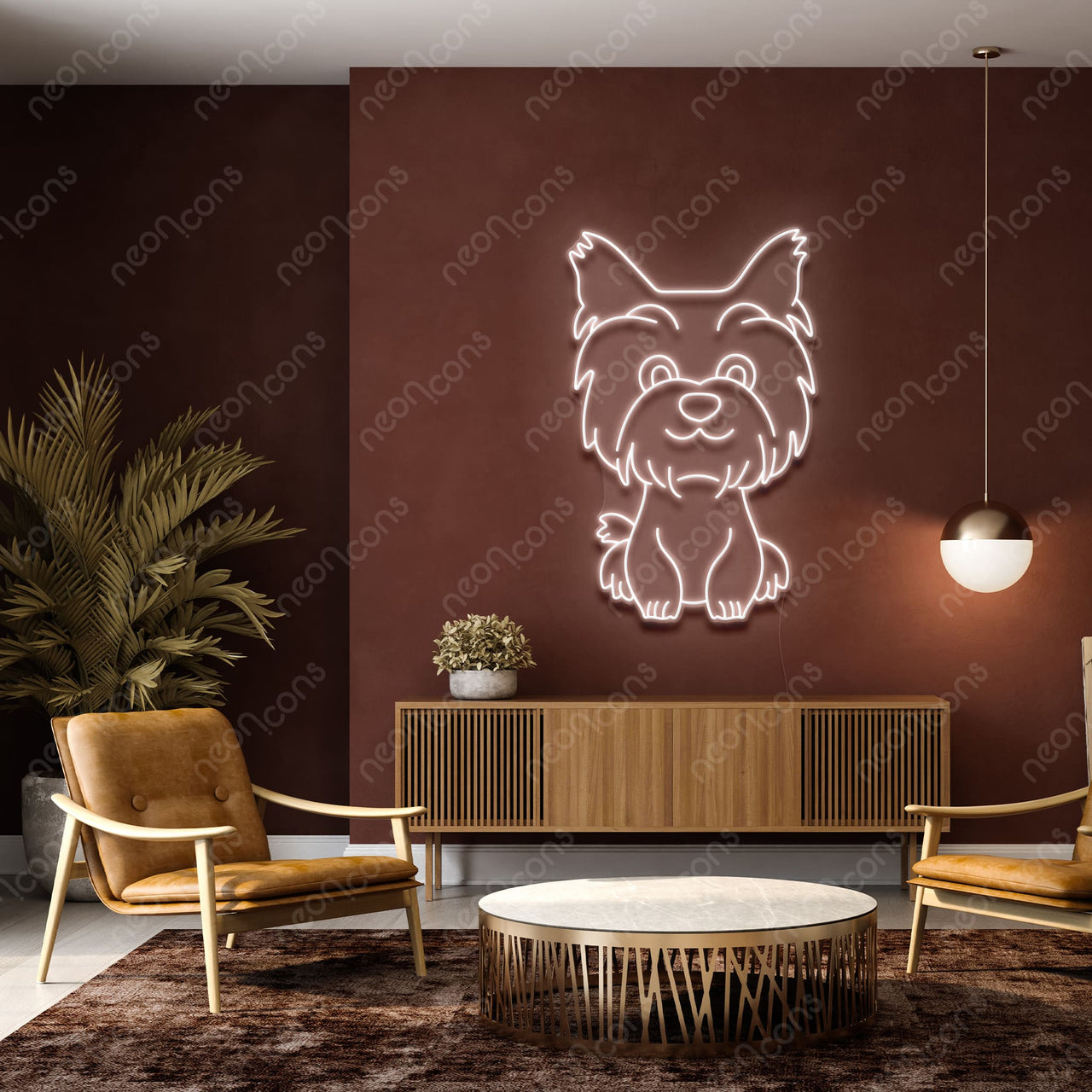 "Yorkshire terrier Puppy" LED Neon by Neon Icons