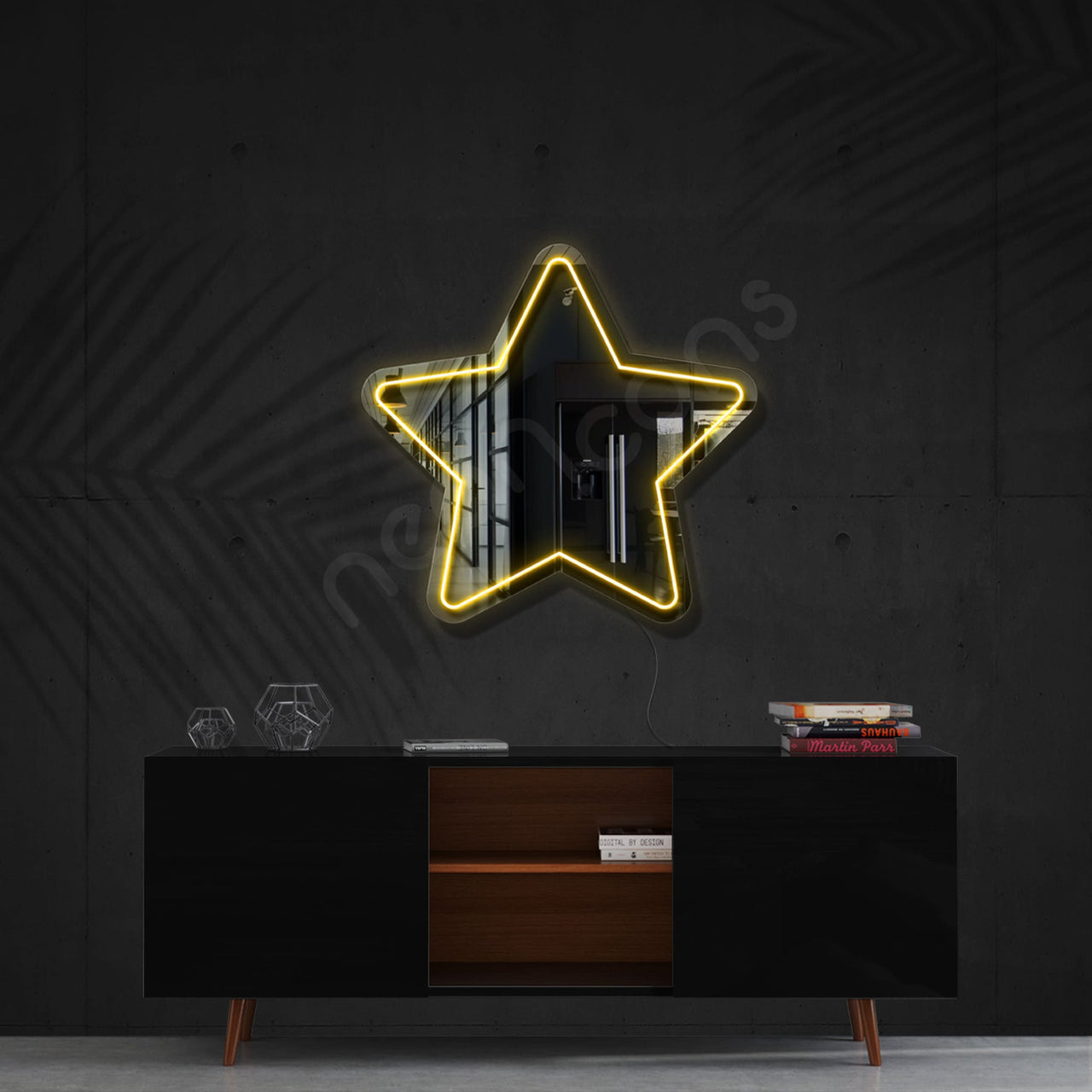 "You're A Star" LED Neon x Acrylic Mirror by Neon Icons