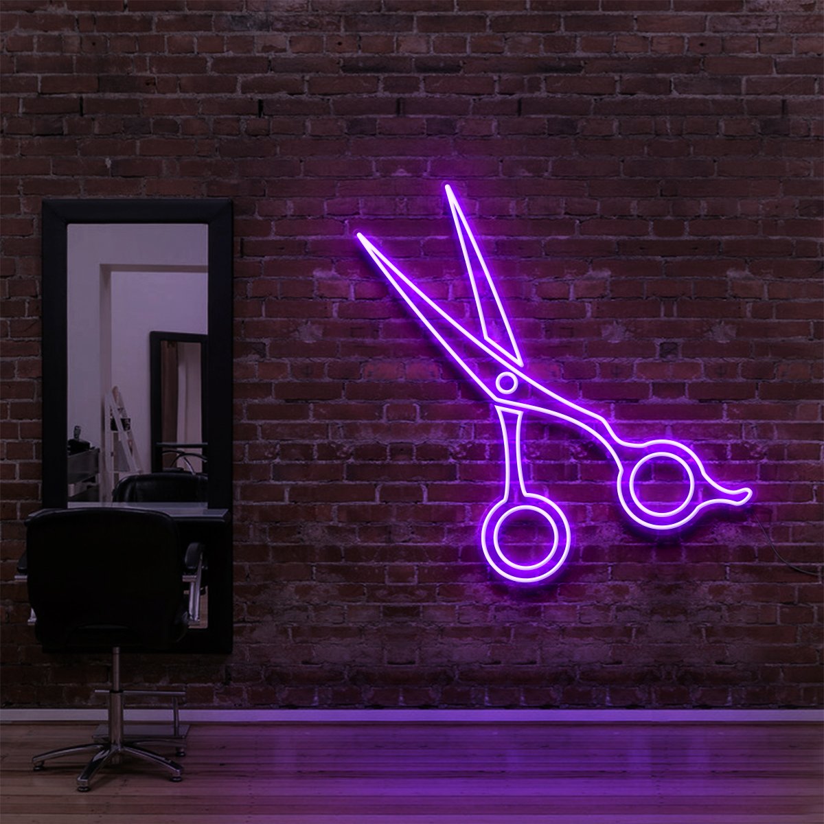 "Clippers" Neon Sign for Hair Salons & Barbershops by Neon Icons