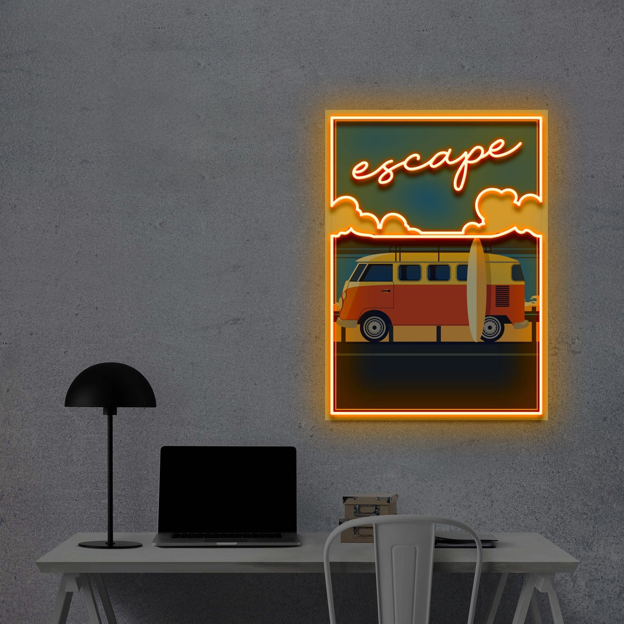 "Escape From Reality" Neon x Acrylic Artwork by Neon Icons