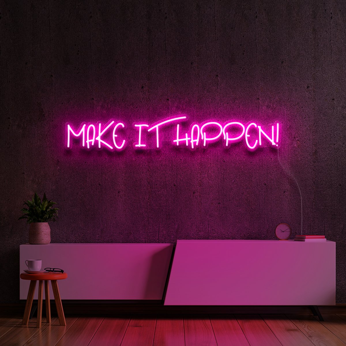"Make It Happen" Neon Sign by Neon Icons