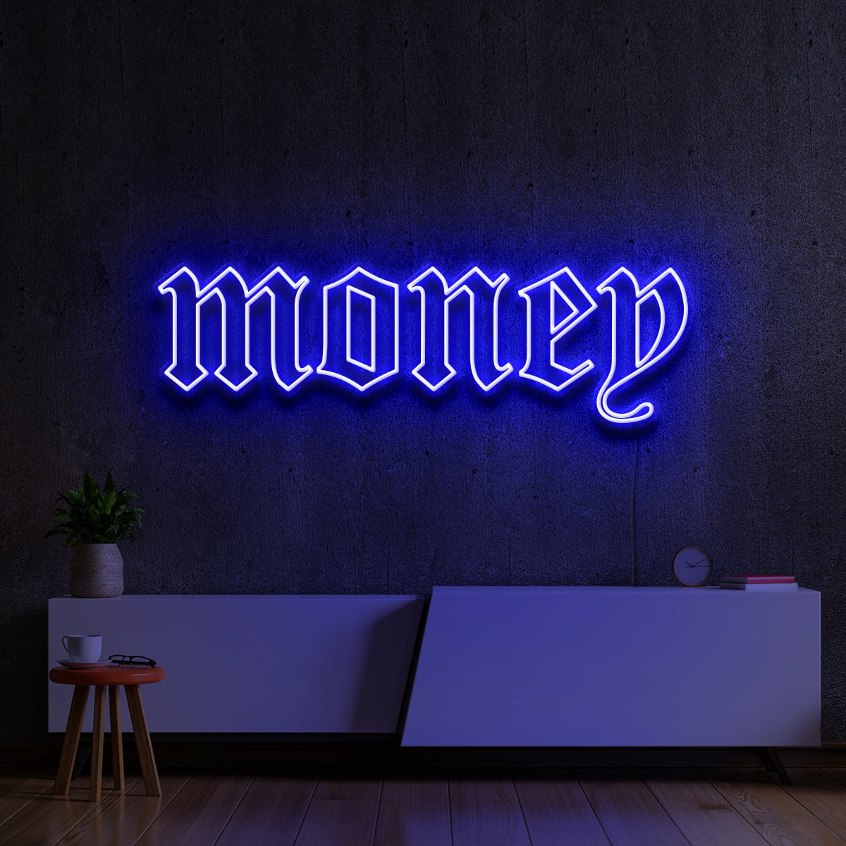 "Money" Neon Sign by Neon Icons