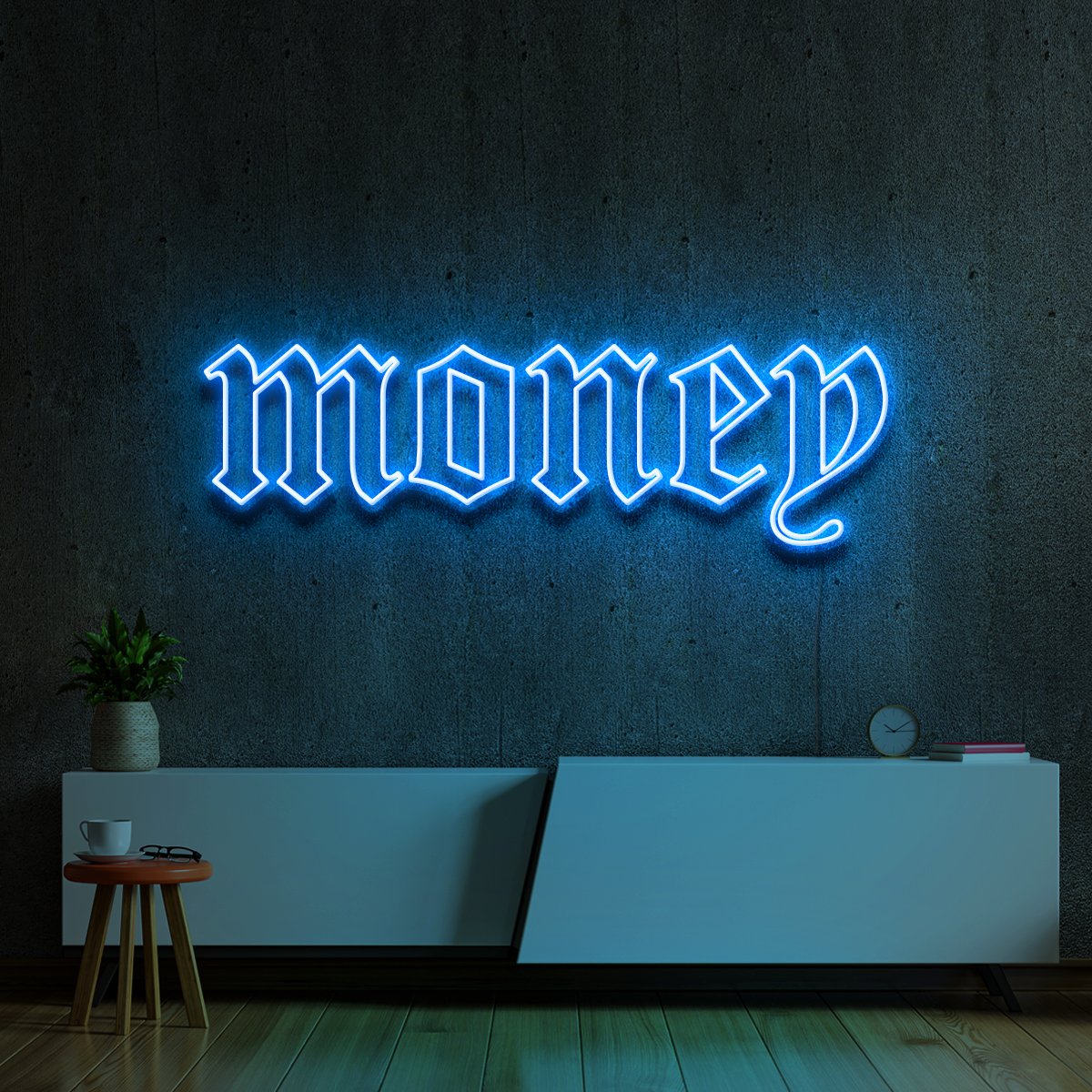 "Money" Neon Sign by Neon Icons