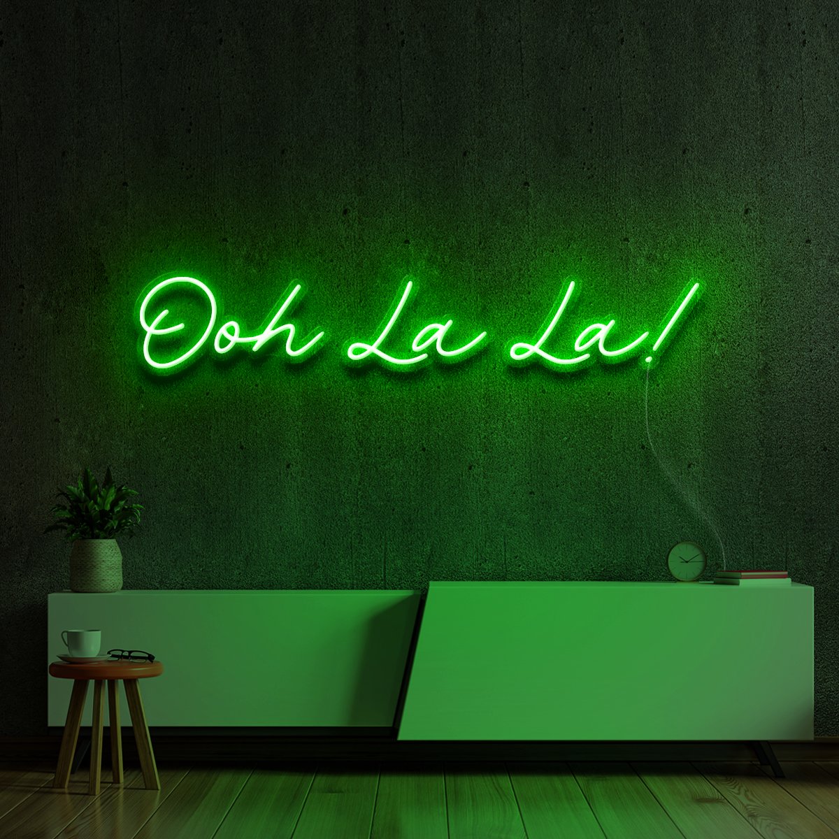 "Ohh La La!" Neon Sign 60cm (2ft) / Green / LED Neon by Neon Icons